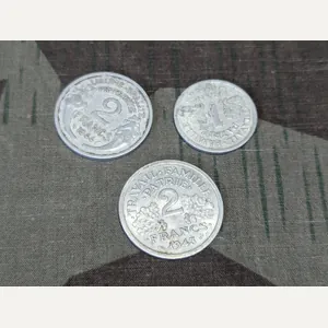 Lot of French Francs (3 Coins)