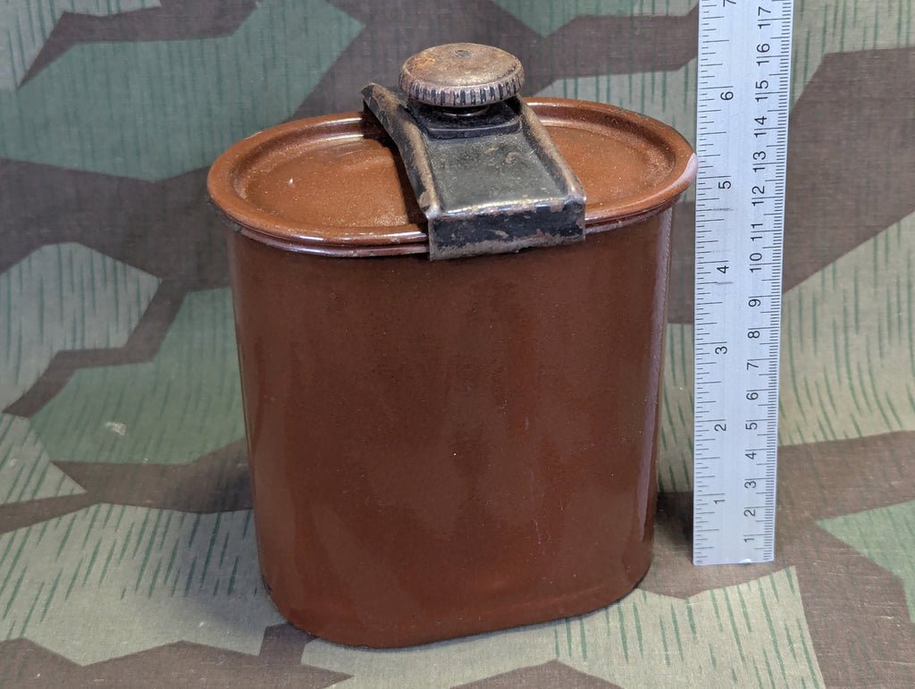 Brown Enamel Container — image 3