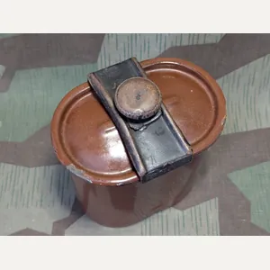 Brown Enamel Container