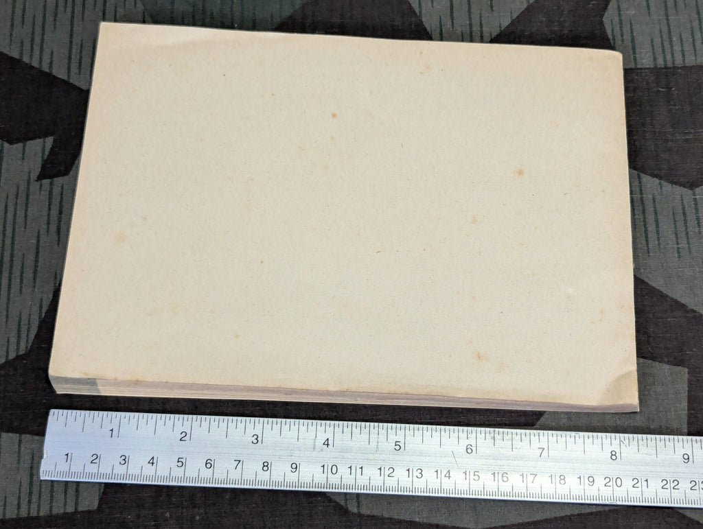 Original Blank Form Booklet for Luftwaffe Flight Records 1942 — image 2