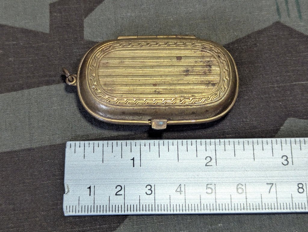 Spring Loaded Double Reichsmark Coin Holder with 5 Coins — image 5