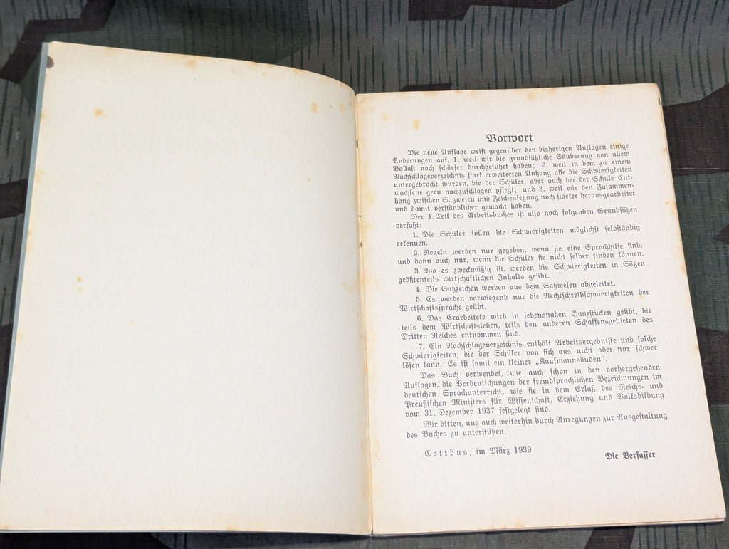 1939 Deutsches Arbeitsbuch Für Wirtschaftsschulen — image 5