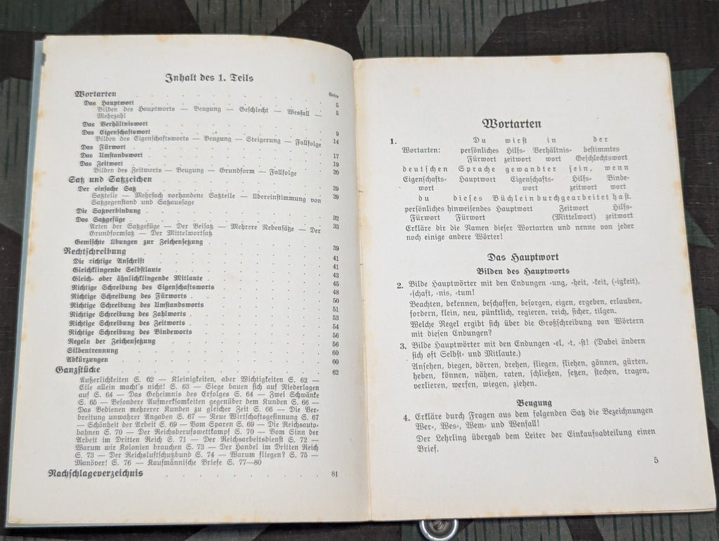 1939 Deutsches Arbeitsbuch Für Wirtschaftsschulen — image 8