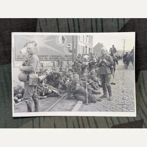 Original Picture Belgium with Spark Plug Advertising