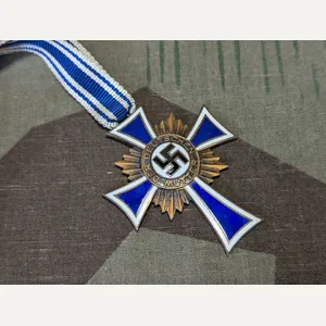 Mother's Cross in Bronze with Original Ribbon