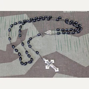 German Rosary in Black