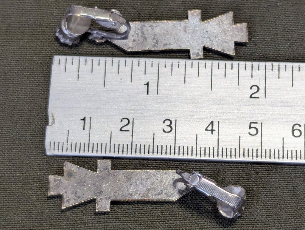 Art Deco Clip on Earrings — image 3