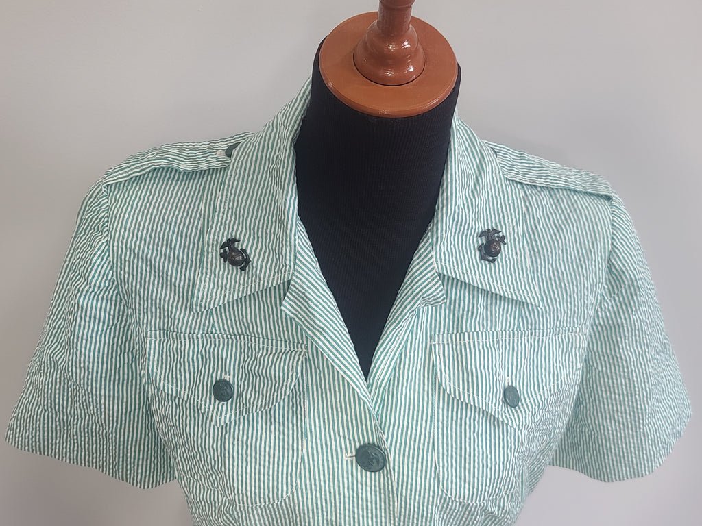 Marine Corps Seersucker Uniform: Jacket & Skirt(B-41' W-30' H-40') — image 6