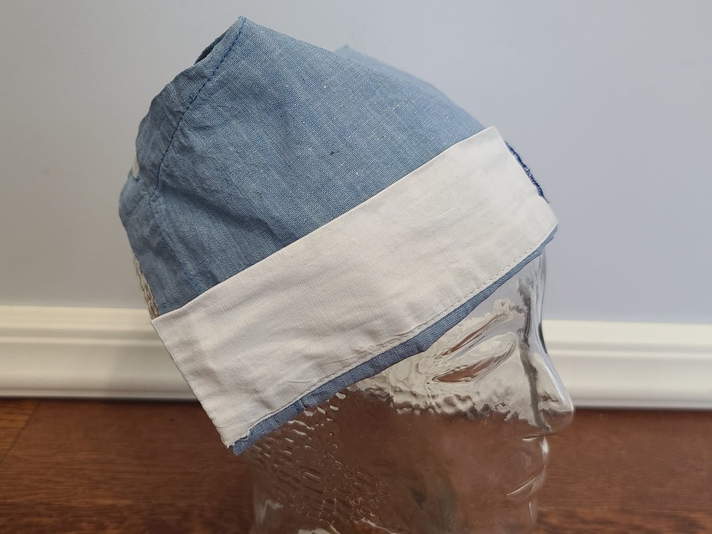 Nurse's Aide Coif Hat Red Cross / Civil Defense — image 6