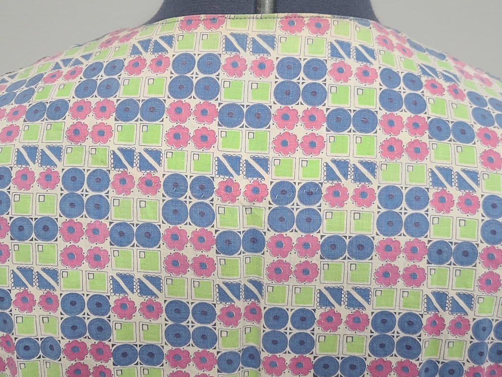 Colorful Print Button Down Dress(B-52' W-44.5' H-52') — image 10