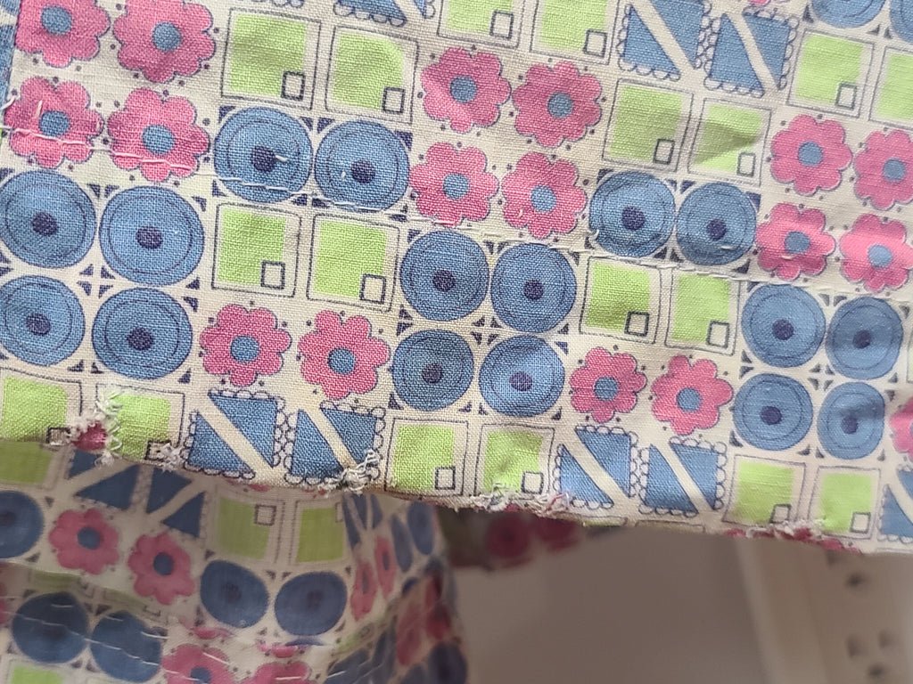 Colorful Print Button Down Dress(B-52' W-44.5' H-52') — image 18