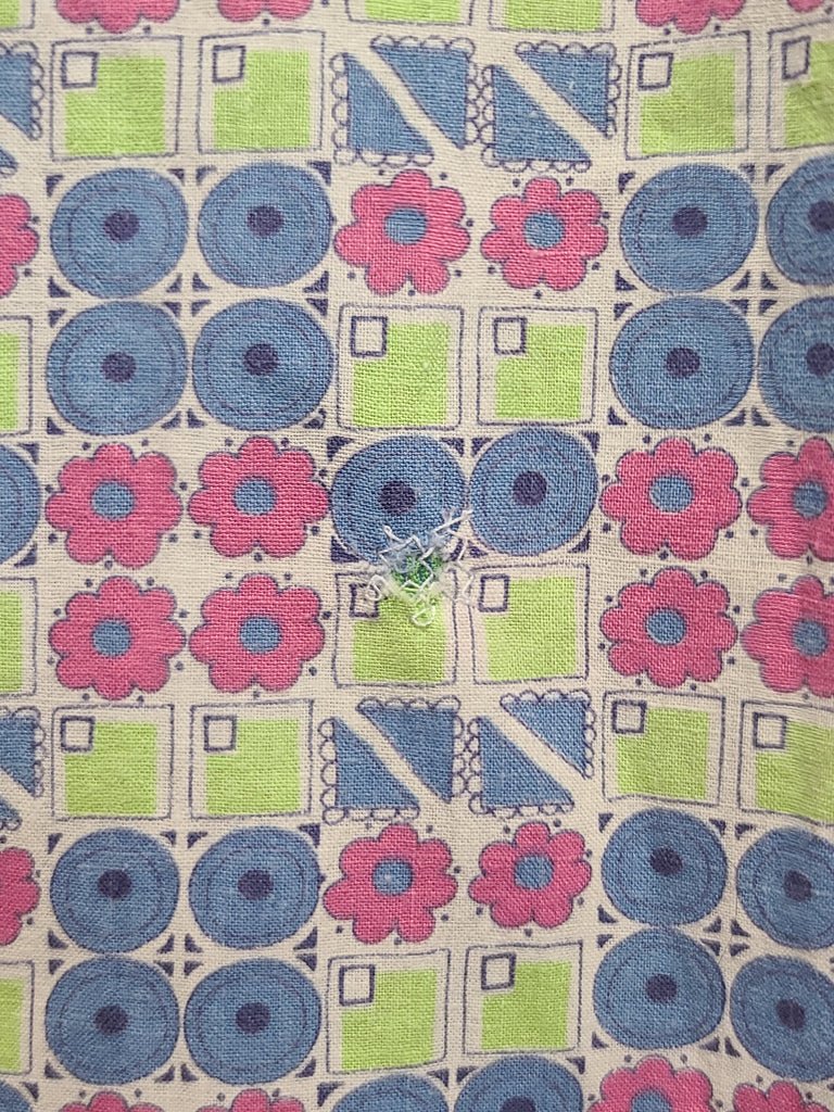 Colorful Print Button Down Dress(B-52' W-44.5' H-52') — image 22