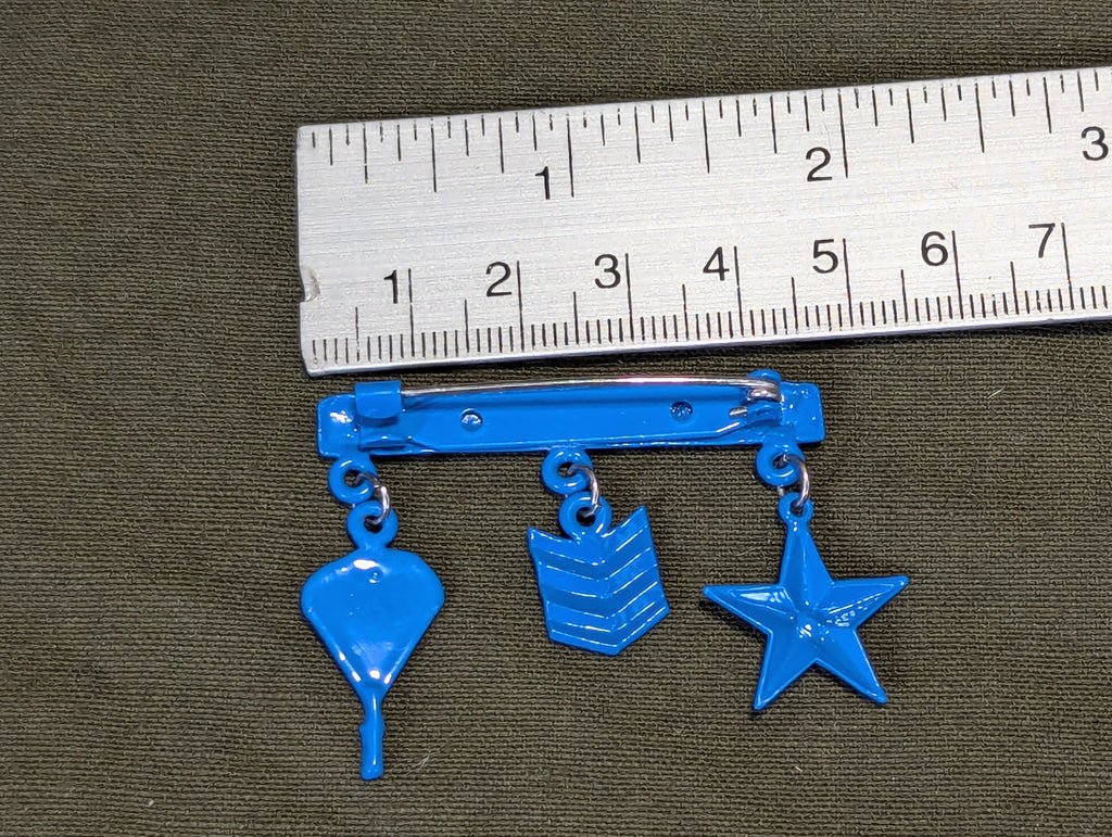 Blue Paratrooper Charm Pin — image 2