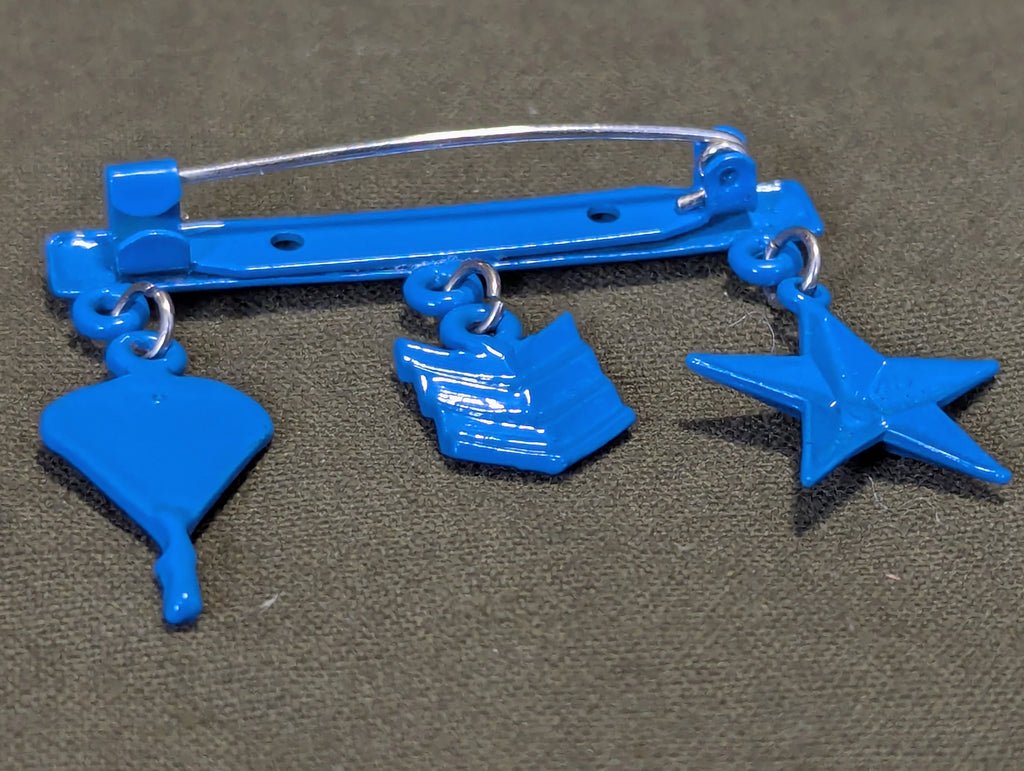 Blue Paratrooper Charm Pin — image 3