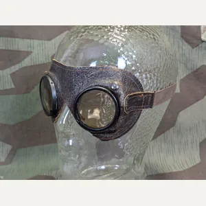 Original German Sun/Dust Leather Goggles