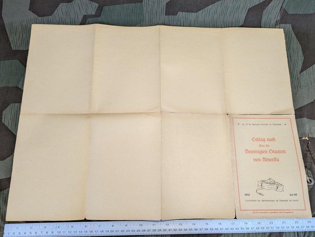 Schlag Nach über die Vereinigten Staaten von Amerika USA Map 1942 — image 6