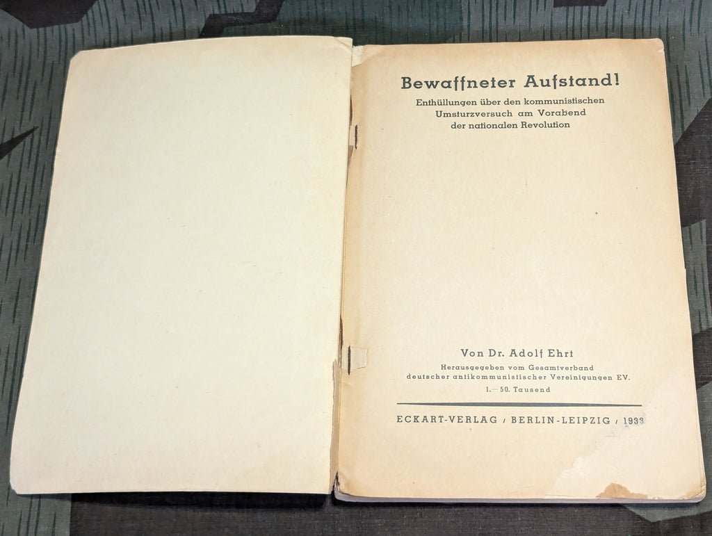 1933 Anti-Communist Book Bewaffneter Aufstand! — image 3