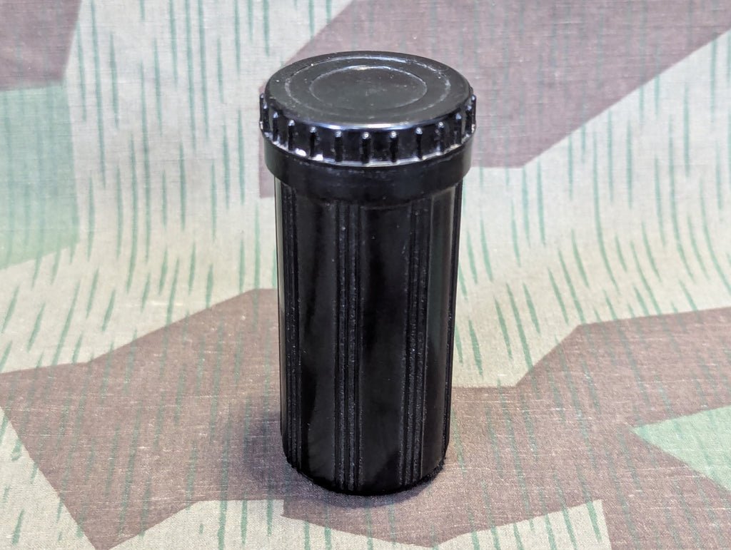Black Bakelite Shaving Soap Container