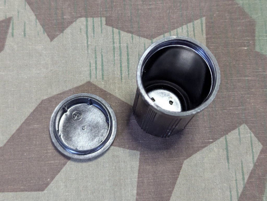 Black Bakelite Shaving Soap Container — image 4