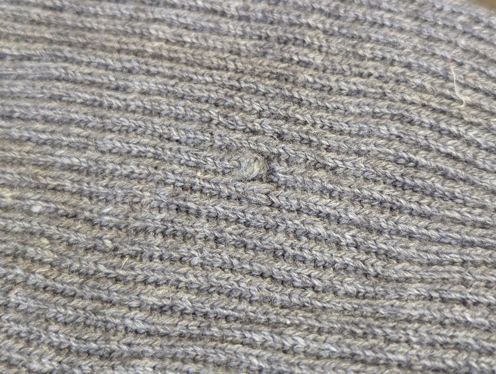 Original German Knee Warmers Gray Knit — image 5