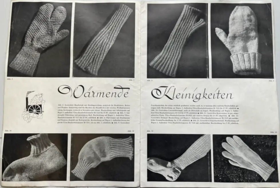 Original German Knee Warmers Gray Knit — image 8