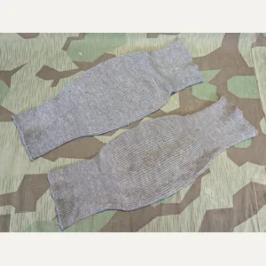Original German Knee Warmers Gray Knit