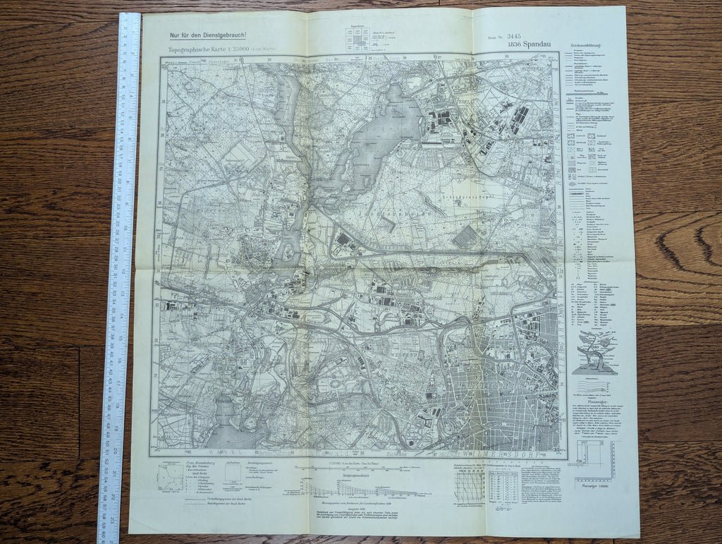 Late War Berlin Spandau Wehrmacht Map — image 3