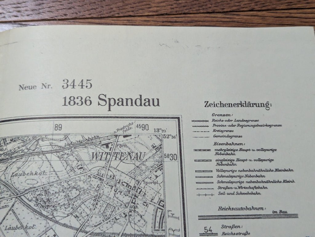 Late War Berlin Spandau Wehrmacht Map — image 5