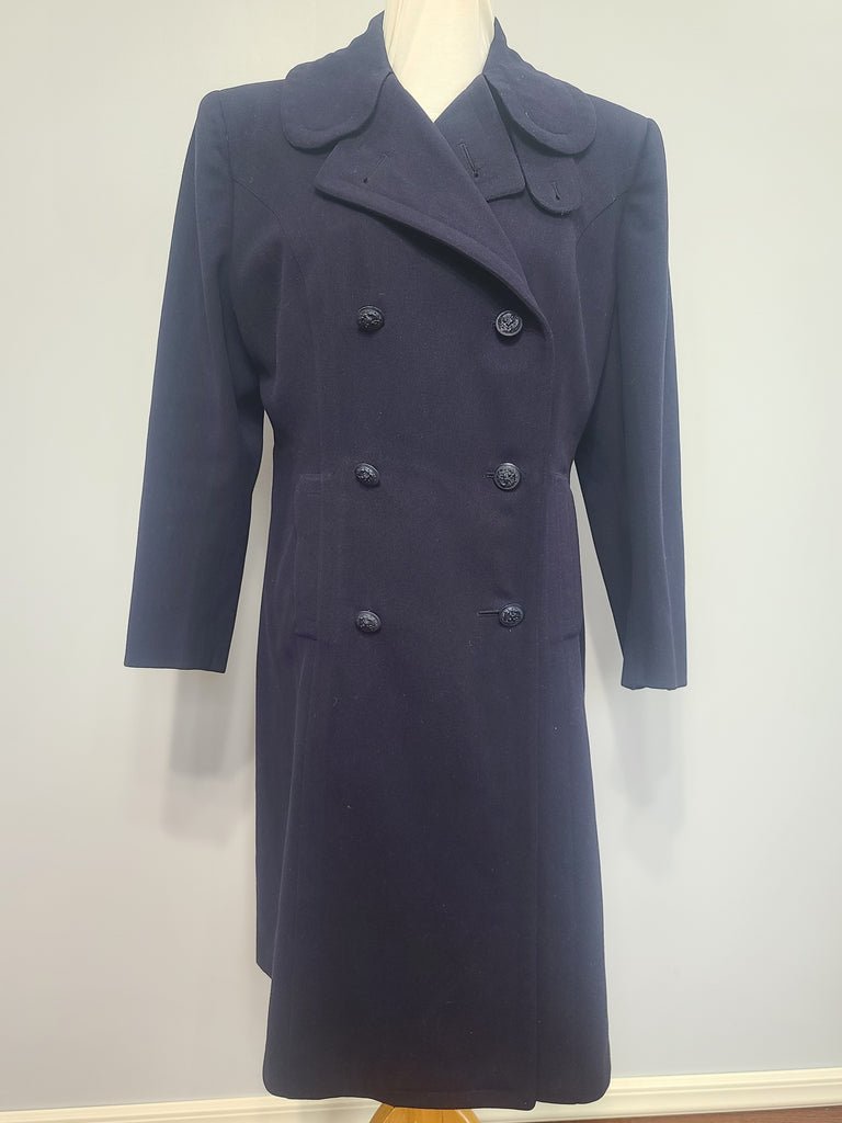 US Navy WAVES Heavy Overcoat (43' Bust)