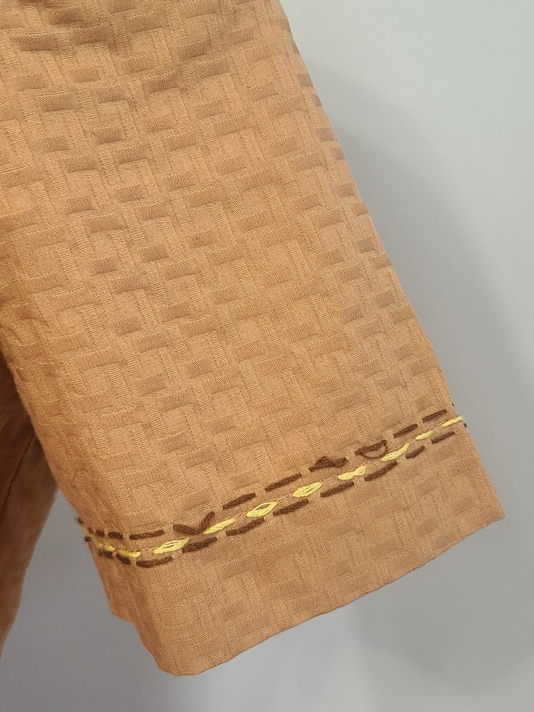 Brown Zipper Front Dress(B-40' W-31.5' H-40') — image 7