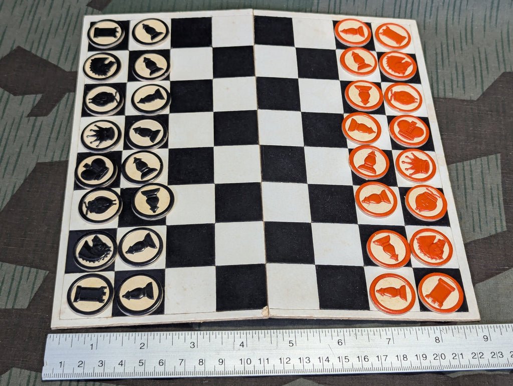 Feldpost Chess Game Set Schach Mühle Dame Complete — image 2