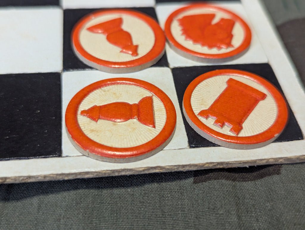 Feldpost Chess Game Set Schach Mühle Dame Complete — image 3