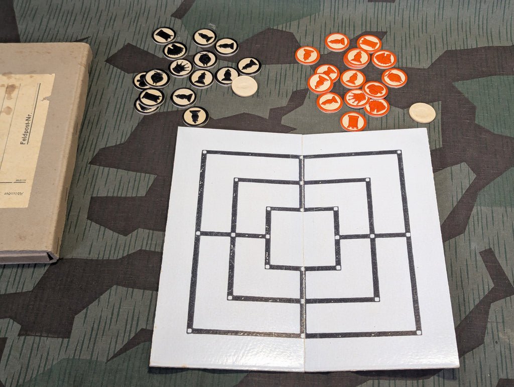 Feldpost Chess Game Set Schach Mühle Dame Complete — image 4