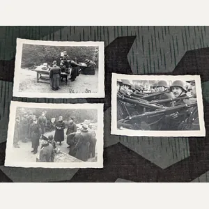 Lot of 3 Original Photos Shooting Practice