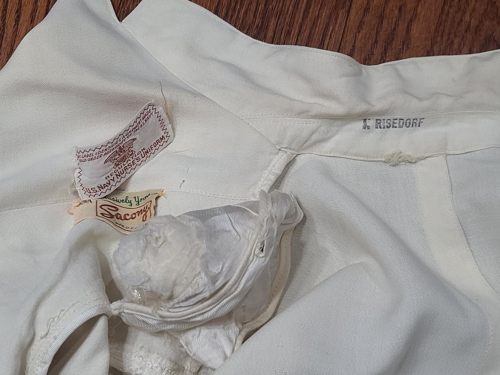 NNC Navy Nurse White Uniform Jacket and Skirt(B-33' W-25' H-33.5') — image 35