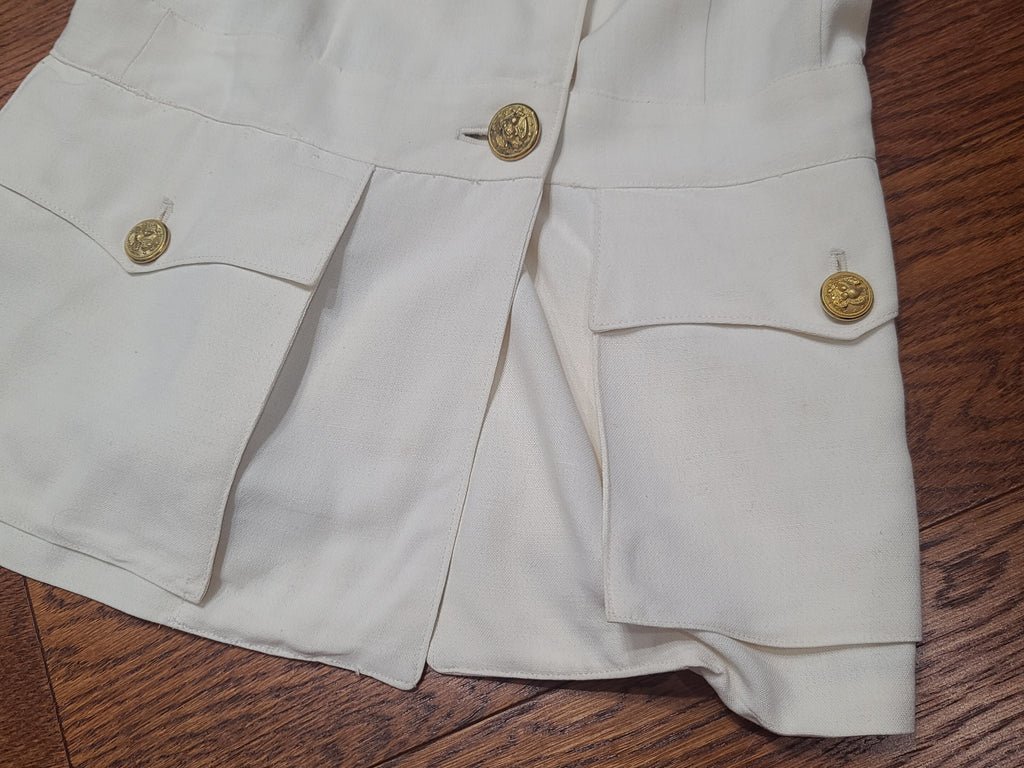 NNC Navy Nurse White Uniform Jacket and Skirt(B-33' W-25' H-33.5') — image 37