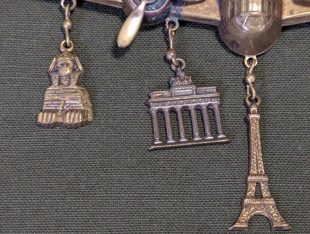 B-25 Plane Pin with City Charms — image 3
