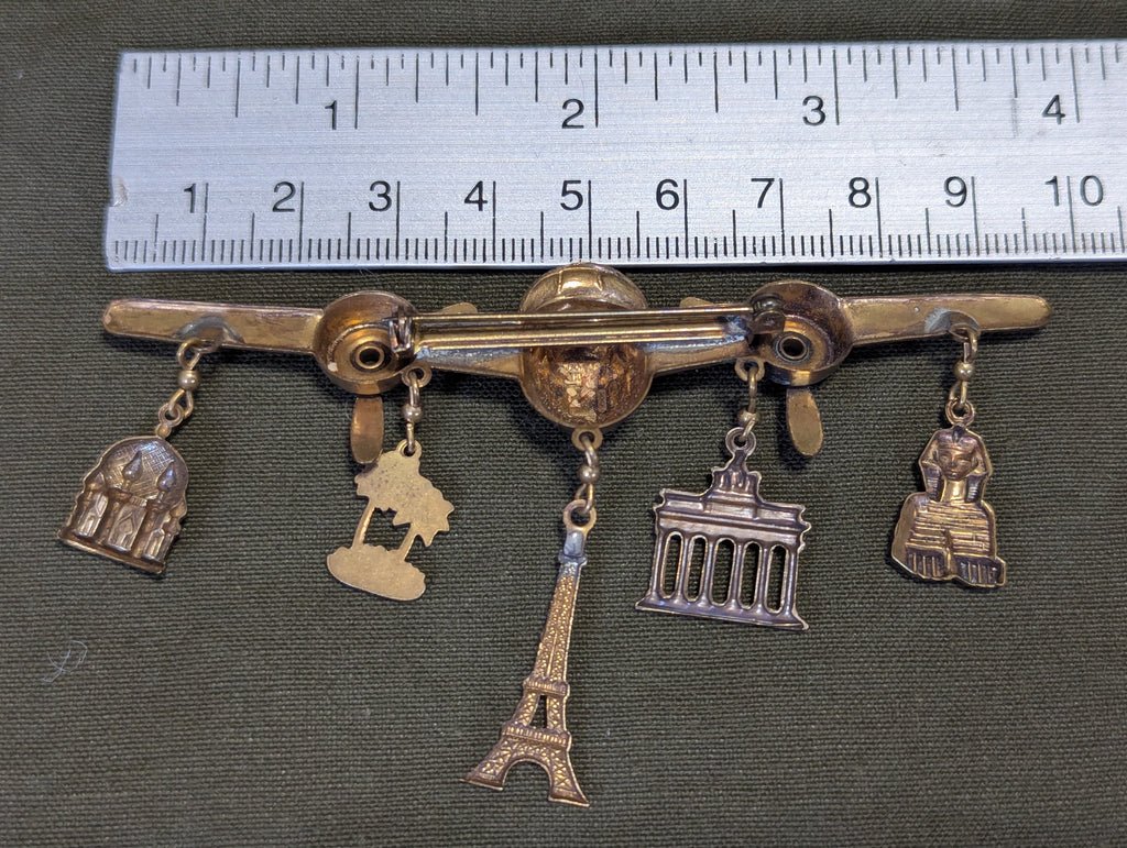 B-25 Plane Pin with City Charms — image 4
