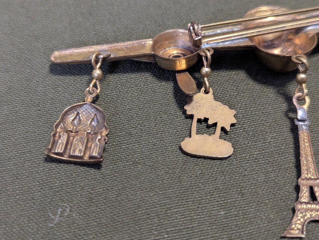 B-25 Plane Pin with City Charms — image 6