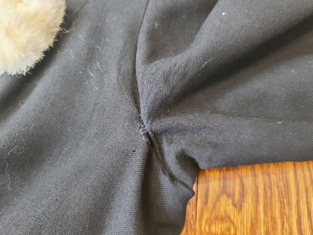 German Black Dress with Fur Trim(B-34' W-29.5' H-38') — image 16