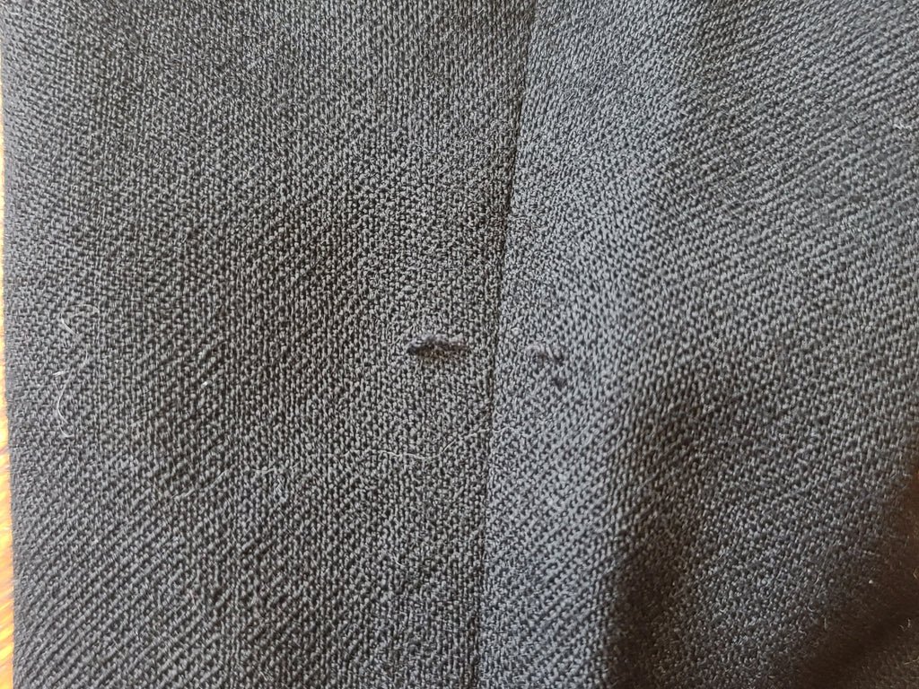 German Black Dress with Fur Trim(B-34' W-29.5' H-38') — image 18