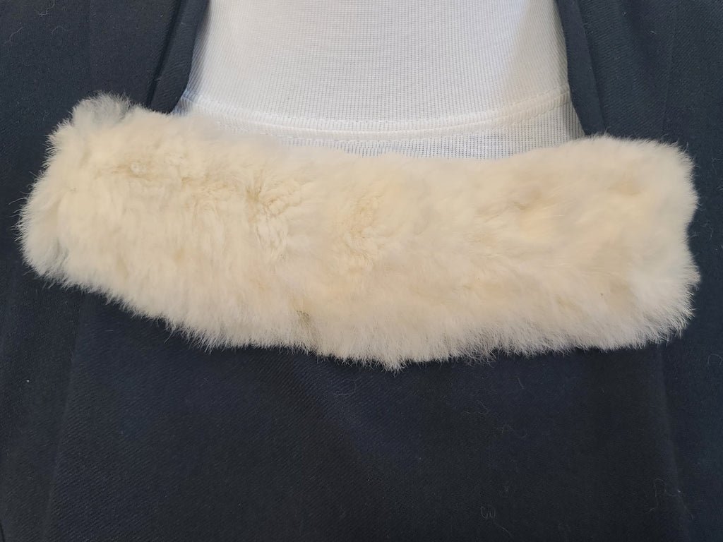 German Black Dress with Fur Trim(B-34' W-29.5' H-38') — image 6