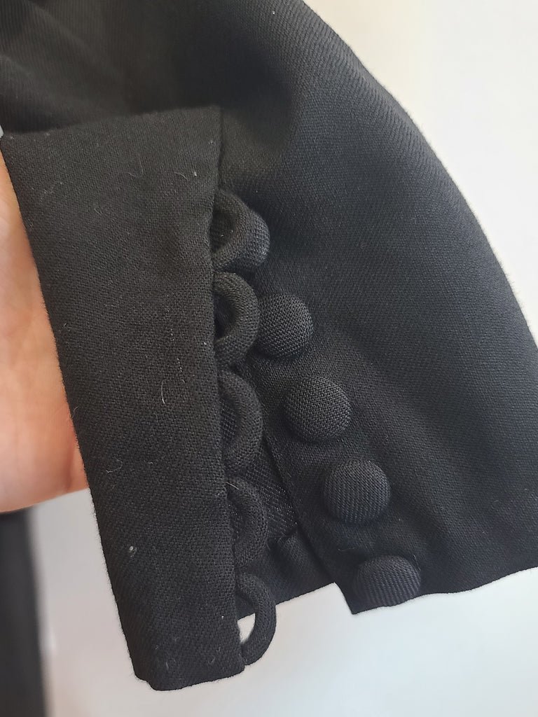 German Black Dress with Fur Trim(B-34' W-29.5' H-38') — image 9