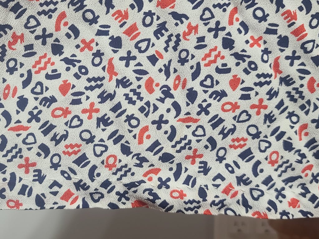 Symbols Novelty Print Dress(B-41' W-35' H-41') — image 10