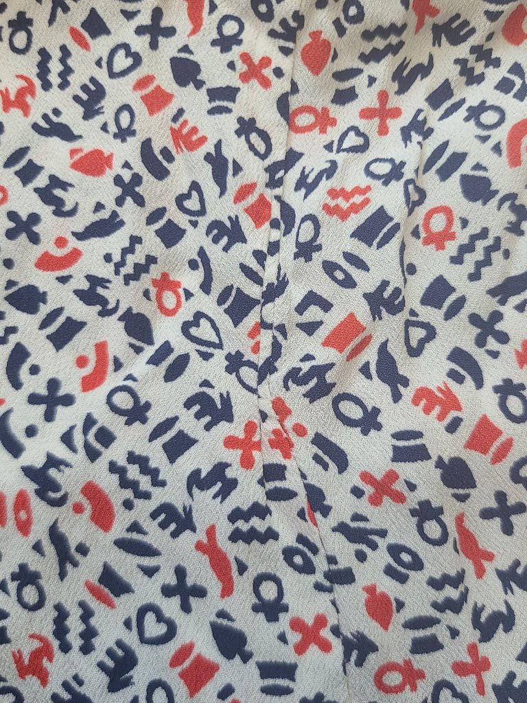 Symbols Novelty Print Dress(B-41' W-35' H-41') — image 21