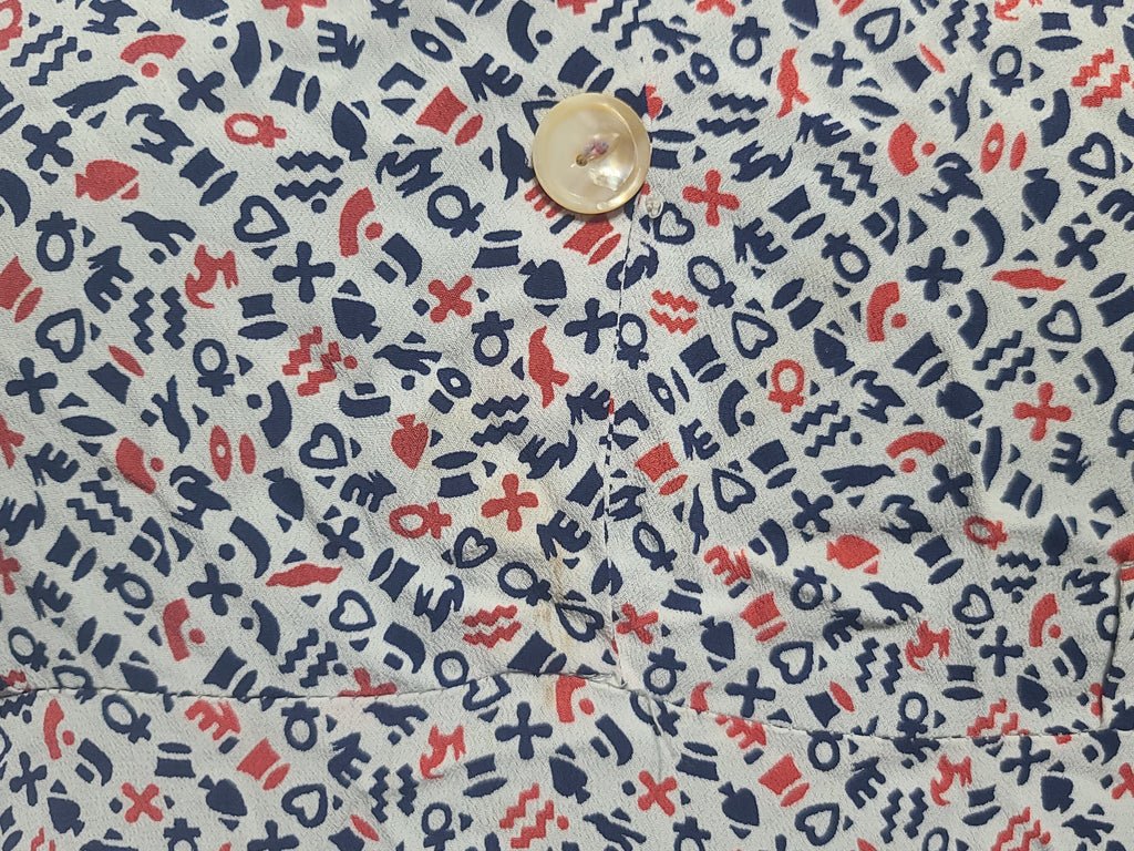 Symbols Novelty Print Dress(B-41' W-35' H-41') — image 7