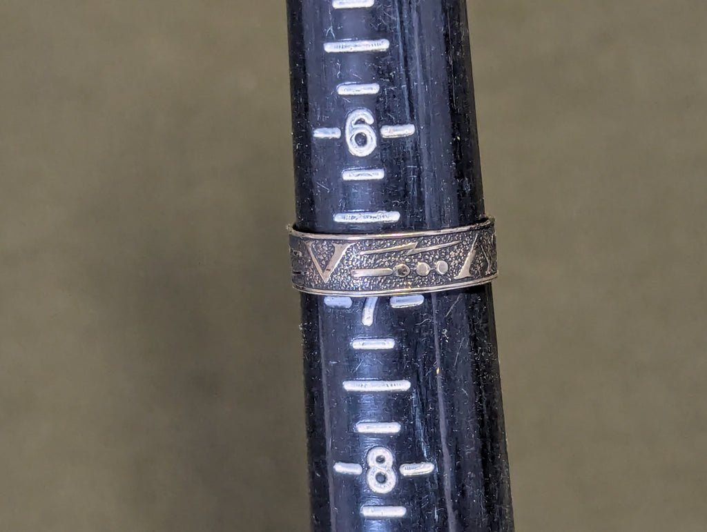 V for Victory Morse Code Ring Sterling 925 ASW — image 6