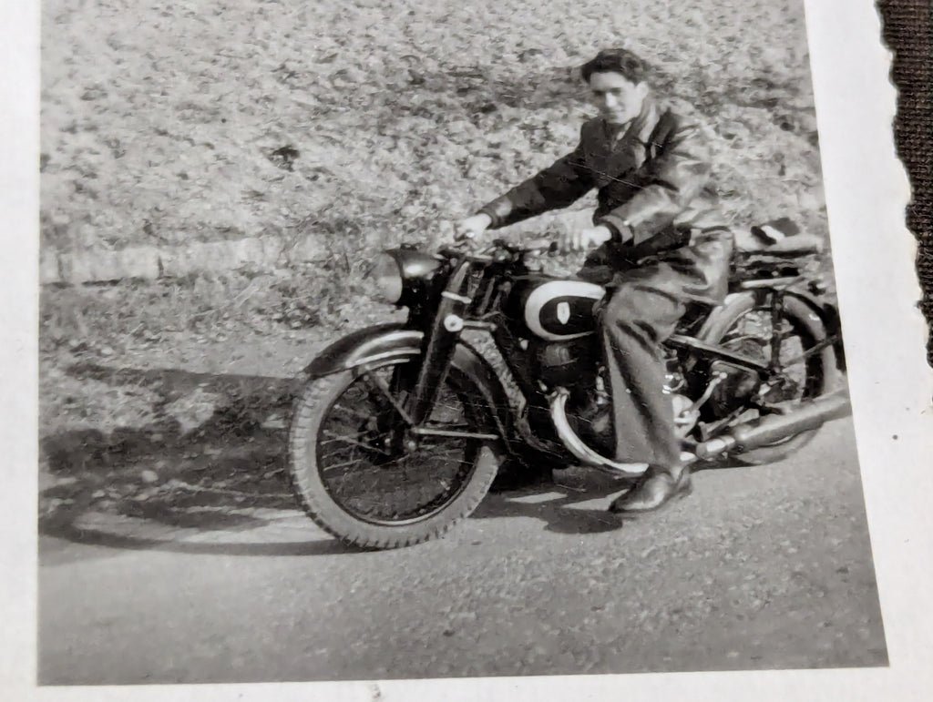 2 Original DKW Motorcycle Photos — image 2
