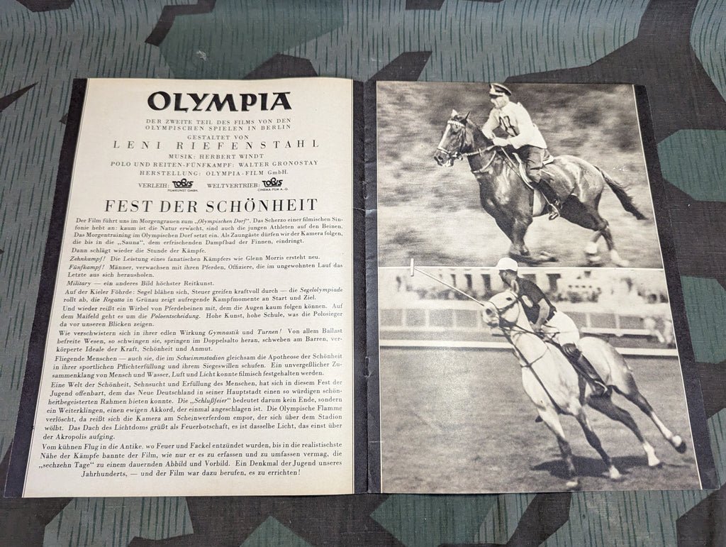 Olympia Film Kurier Magazine Leni Riefenstahl — image 4