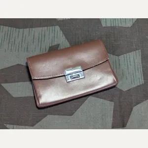 NOS German Brown Wallet with Coin Purse